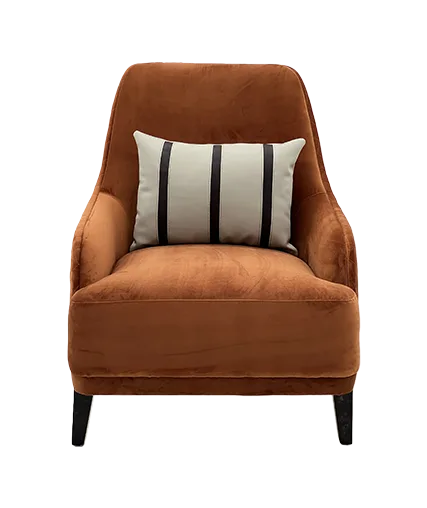 Velvet Accent Lounge Chair