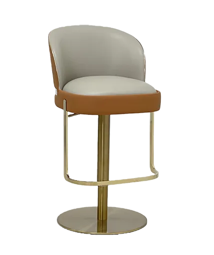 Modern Light Luxury High Foot Bar Chair